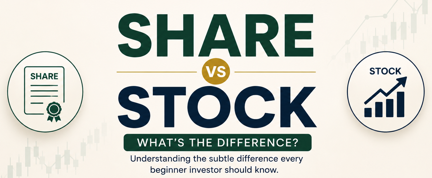 Share vs Stock. Is there a difference?