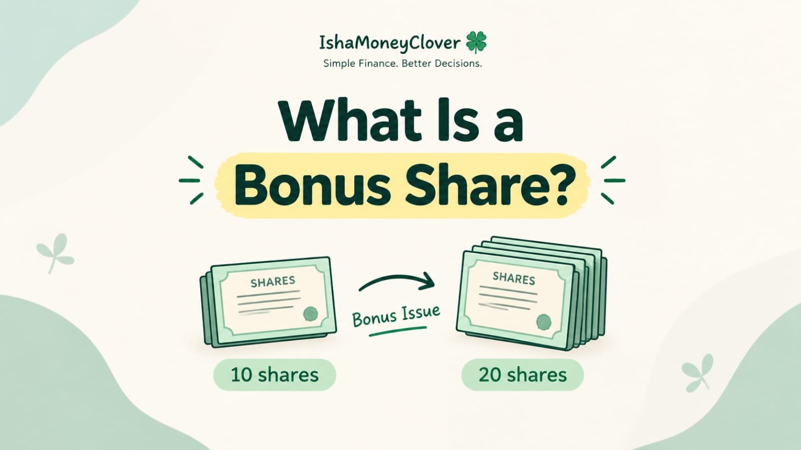 What Is a Bonus Share? How It Works, Bonus Ratios & Why Companies Issue Them 